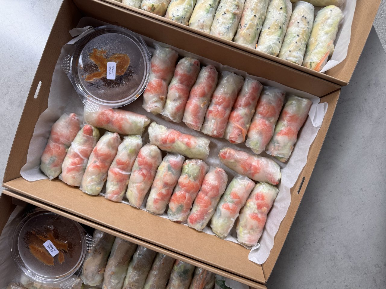 Rice paper rolls